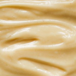 A close up of homemade mayonnaise.
