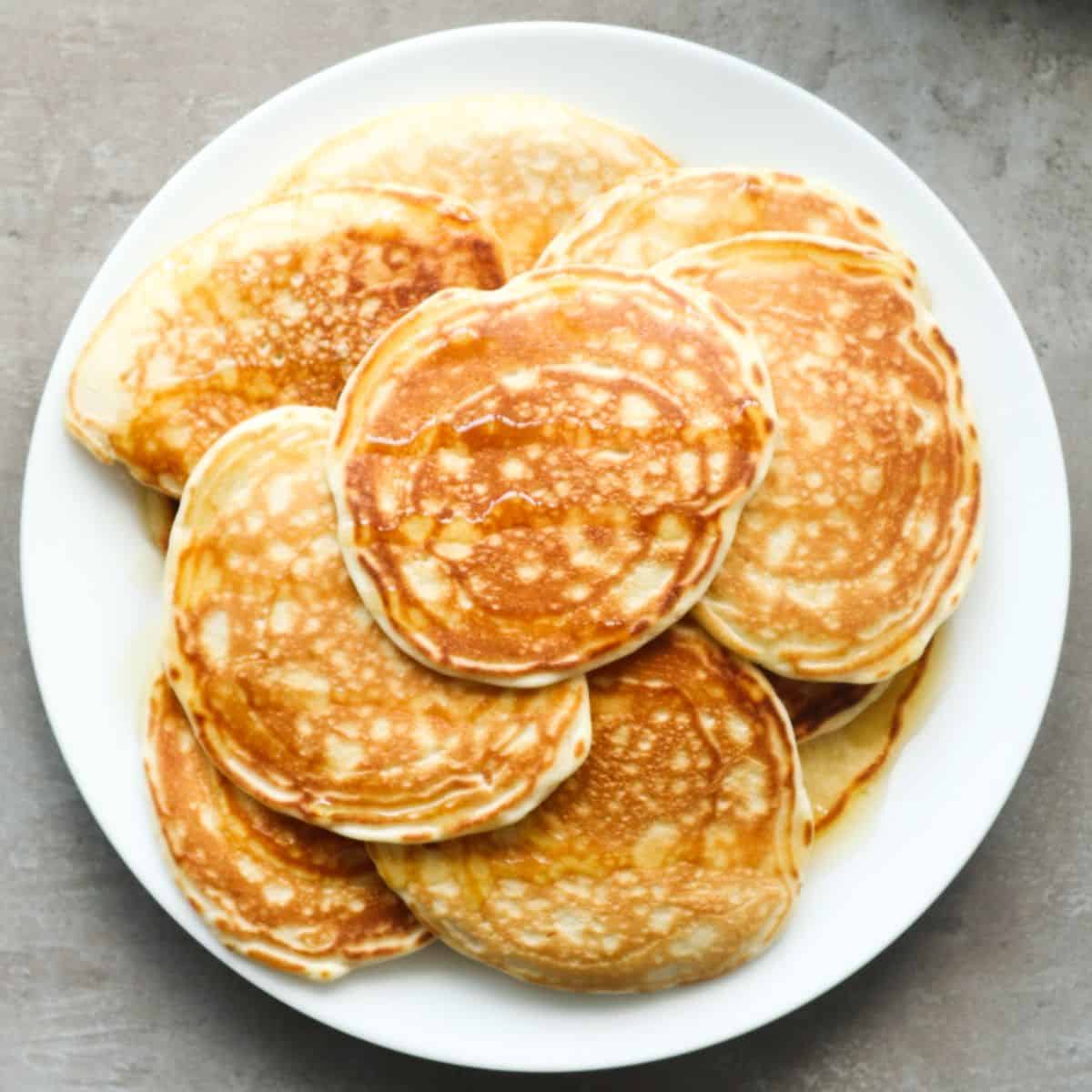 Sweet cream pancakes.