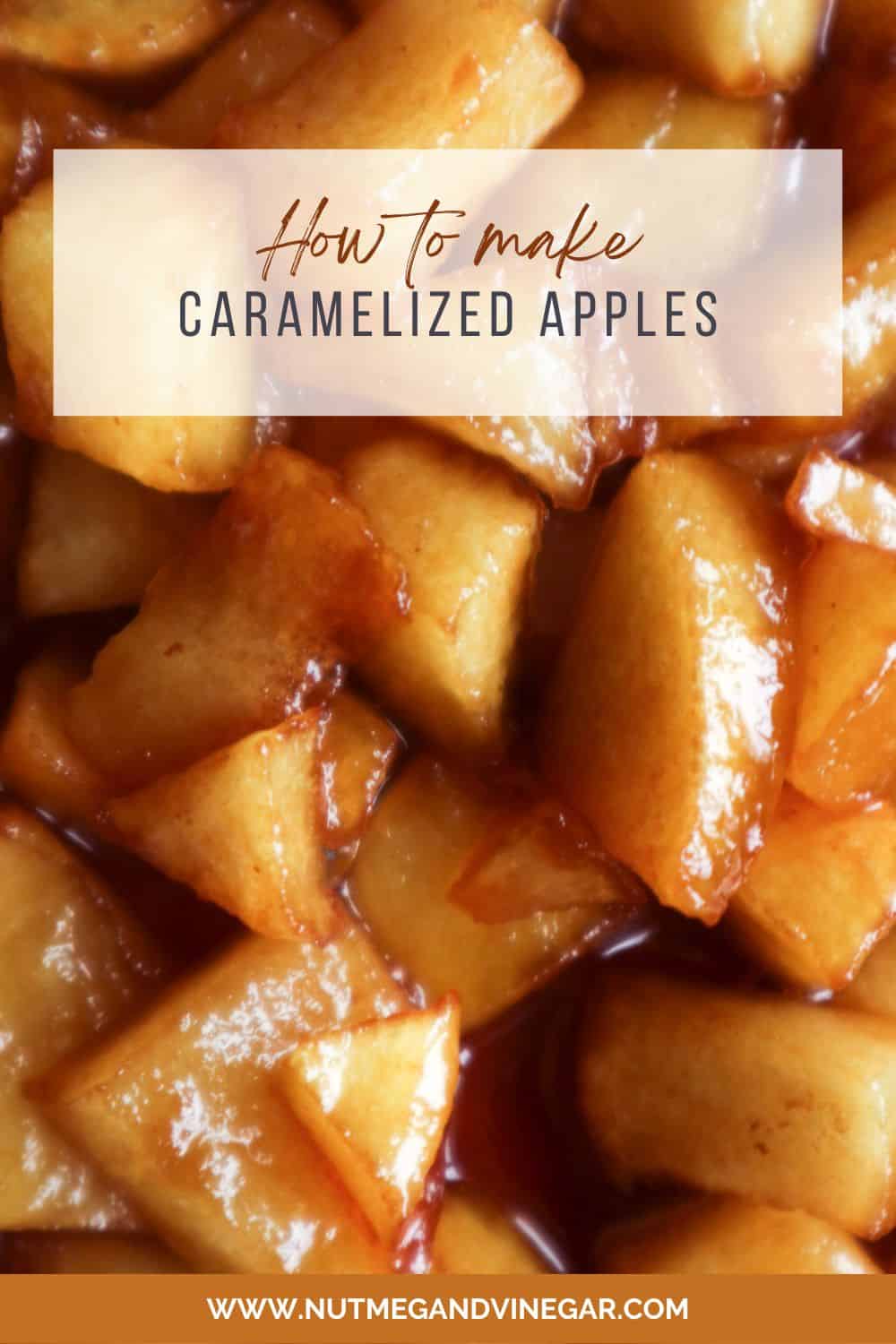 Caramelized apples Nutmeg & Vinegar
