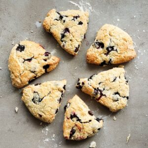 Scones made with sourdough discard.