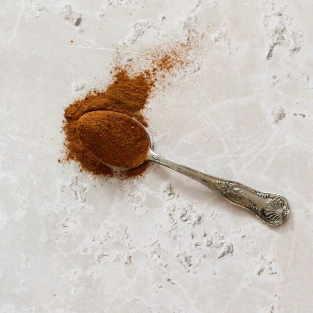 Homemade pumpkin pie spice mix.