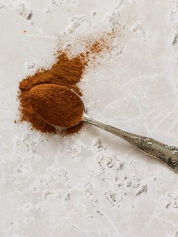 Homemade pumpkin pie spice mix.